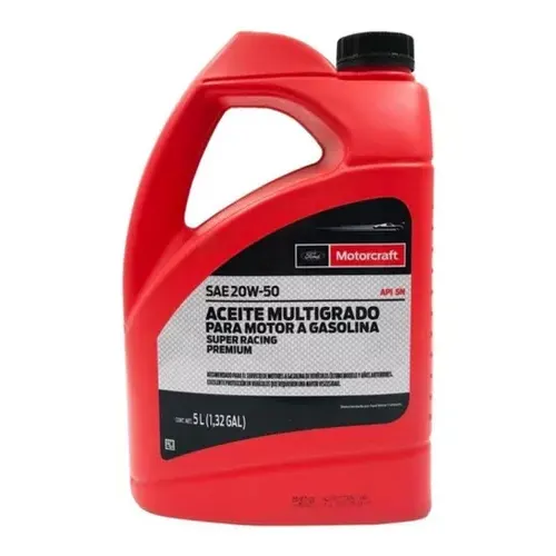 ACEITES Y LUBRICANTES: CUÁL ES EL MEJOR PARA EL MOTOR DE TU COCHE? 4 Aceite Motorcraft 20W50 5L