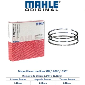 Anillos Motor Golf Jetta A3 2.0 93-98 Golf A4 2.0 93-07 Jetta A4 2.0 93-09 Beetle 2.0 00-08 Pointer 2.0 00-07 Bora 2.0 06 Cabrio 2.0 95-02 Cordoba 2.0 06-07 09 Ibiza 2.0 03-07 09 Leon Toledo 2.0 06-09 Passat 2.0 90-96 06-09 Ranuras 41926 3005KM-STD