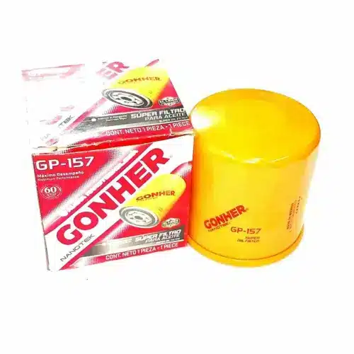 Filtro Aceite GP-157 Gonher Rav4 2.0 96-03 Sienna 2.5 21-22 Tacoma 2.7 21 Yaris 1.3 03-05 1.5 05-19 Camry 2.0 88-91 2.2 92-01 Corolla 1.6 88-97 1.8 93-08 Vibe 1.6 06 1.8 03-08 Matiz 1.0 04-15 G Vitara 2.4 09-10 Swift 1.5 07 Avanza 1.5 07-13