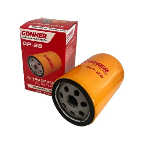 Filtro Aceite GP-28 Gonher Jetta A2 A3 A4 1.8 2.0 80-11 Golf A2 A3 A4 1.8 2.0 85-10 Caribe Atlantic 77-87 Combi 1.8 88-02 Derby 02-09 Pointer 98-09 VW Sedan 1600 T1 Vocho 93-04 Polo 03-07